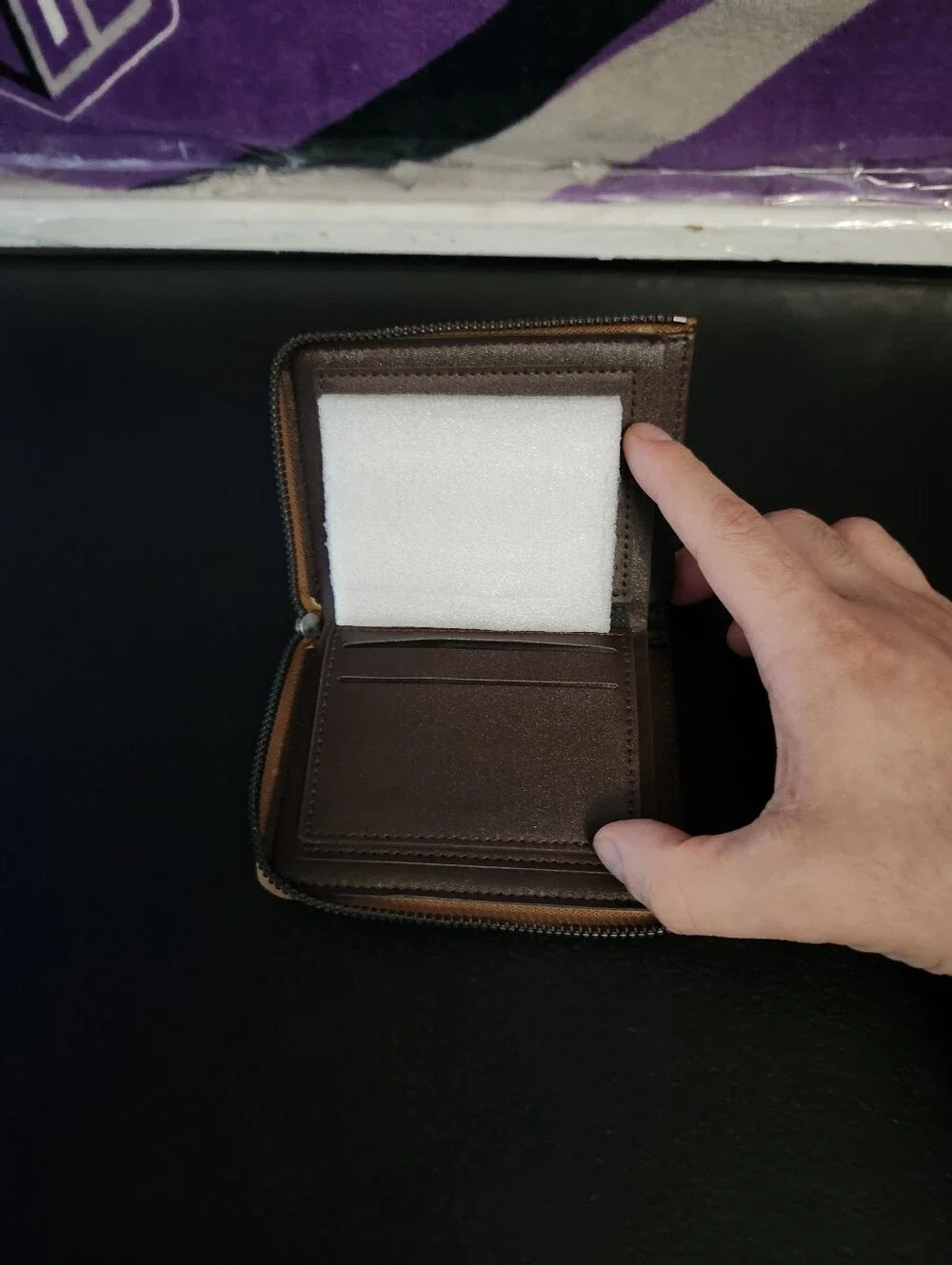 Louisiwc Unisex Leather Brown  Wallet